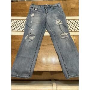 Sofia Jeans by Sofia Vergara Distressed Boyfriend Jeans Size 12